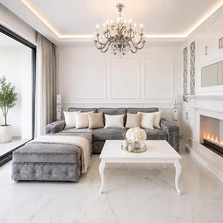 White Marble Palace 2xparking Wifi Ac Fireplace Balcony Terrace Security Vistula River Wawel Castle Old Town * Cracóvia
