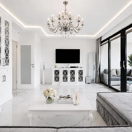 White Marble Palace 2xparking Wifi Ac Fireplace Balcony Terrace Security Vistula River Wawel Castle Old Town Apartamento *