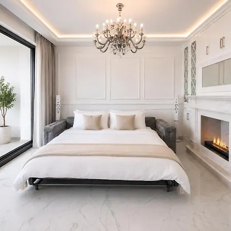 White Marble Palace 2xparking Wifi Ac Fireplace Balcony Terrace Security Vistula River Wawel Castle Old Town * Cracóvia